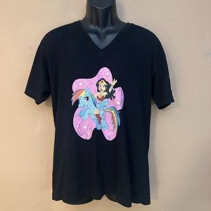 Wonder Woman My Little Pony VINTAGE T Shirt Large 100% cotton
